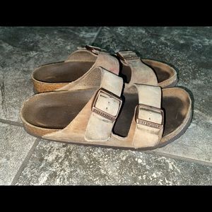 Birkenstock Arizona Tan Sandals Womens 7 37